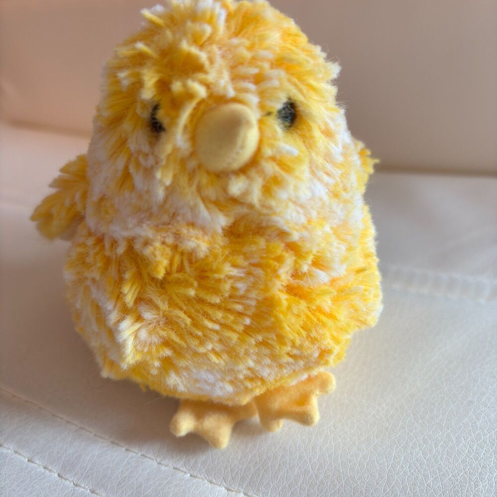 Douglas Fluffy 4" Yellow Bird Stuffed Plush Toy